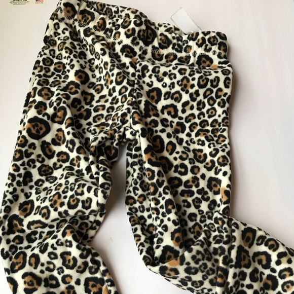 Retro Animal Leopard Print Joe Boxer Girls Pants - Picture 3 of 6